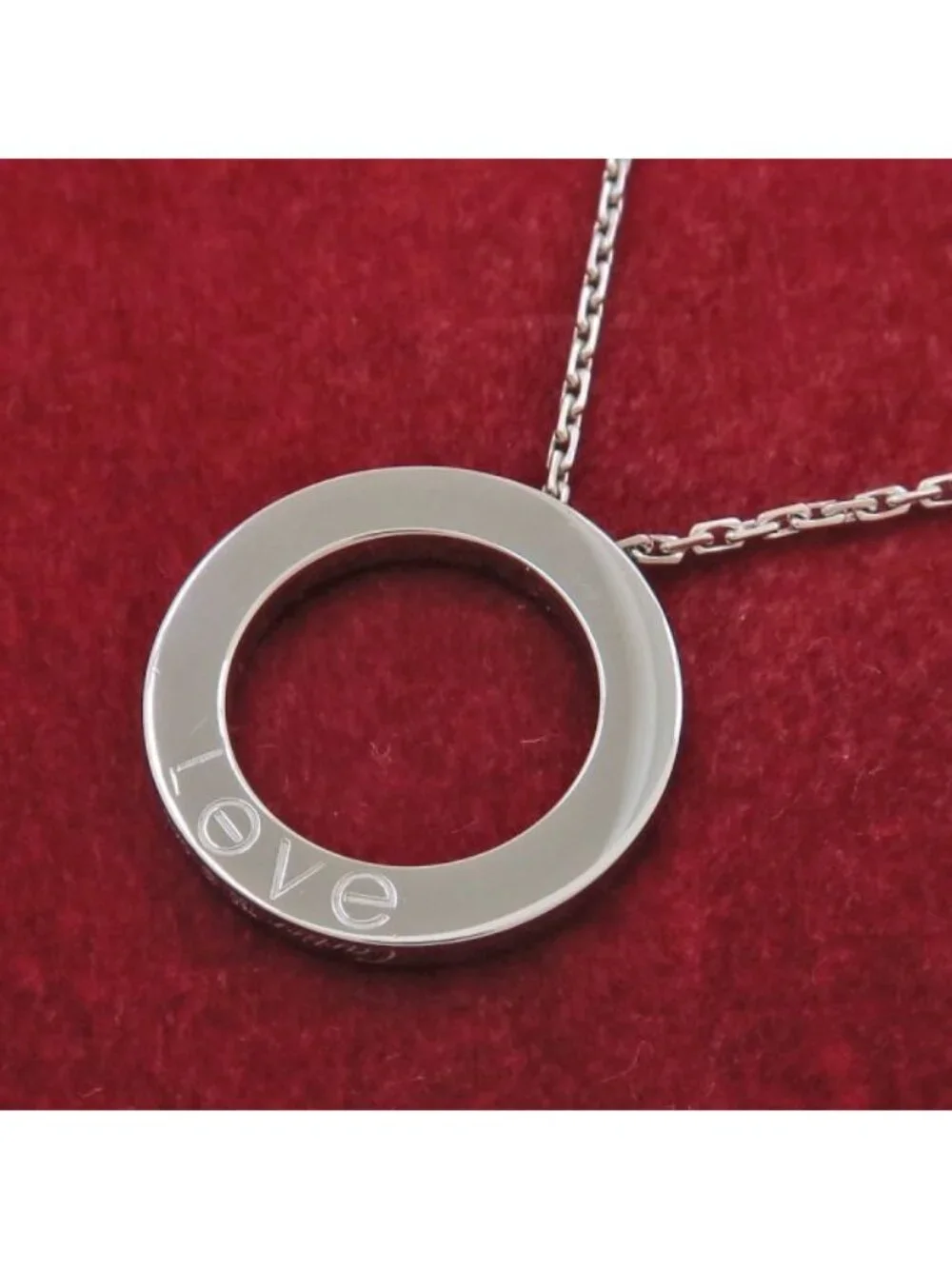 Cartier Love Circle Necklace Diamond